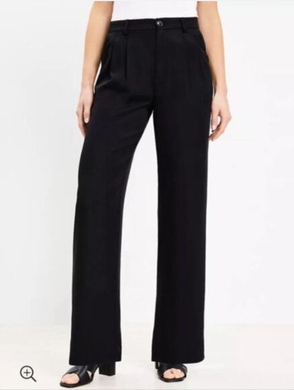 Loft Sleek Emory Wide Leg Pants